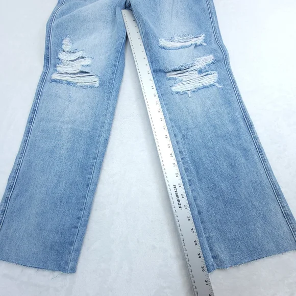 Judy Blue Women's Straight Leg Jeans - Light Blue - Picture 9 of 11